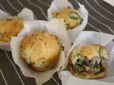 Receita Bolinhos de espinafres, bacon e queijo