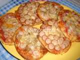 Receita Mini pizzas