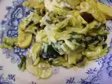 Receita Arroz thai com frango, cogumelos e espinafres