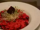 Receita Risotto de beterrabas assadas e gengibre