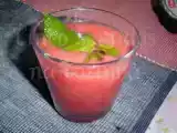 Receita Sumo natural de melancia e hortelã
