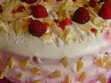 Receita Bolo de amêndoa, framboesa e mascarpone