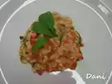 Receita Risoto de rúcula com calabresa