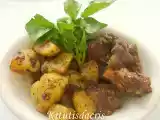 Receita Batata doré a minha moda e costela na cerveja