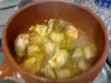 Receita Frango estufado no tacho barro