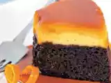 Receita Bolo pudim de chocolate e laranja