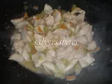 Receita Peitos de frango com legumes - wok