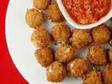 Receita Mussarela à milanesa (ovo-lacto)