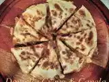 Receita Quesadillas de frango e cheddar