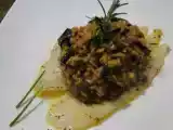 Receita Linguado na manteiga de ervas com risoto de funghi