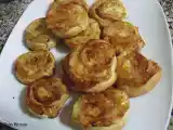 Receita Caracóis de massa folhada