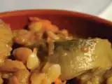 Receita Feijão com abóbora e batata-doce