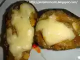 Receita Mini berinjelas recheadas com molho de camarão