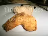 Receita Pescada frita com açorda