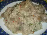 Receita Risoto de pleurotus com entrecosto