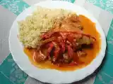 Receita Frango com pimentos