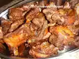 Receita Costelinhas de porco sem mistérios...no fogão à lenha