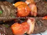 Receita Espetinho de carne moida