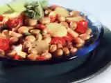 Receita Salada quente de batata e feijão (vegana)
