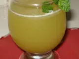 Receita Suco de casca da abacaxi com hortelã