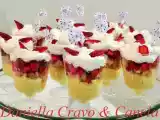 Receita Mini-pavê de morango com chantilly