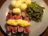Receita Bife com molho bérnaise