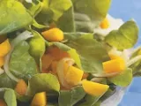 Receita Salada de rúcula com molho de manga (vegana)