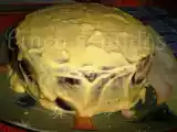 Receita Bolo de chocolate branca de neve com creme de farinha custard
