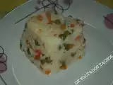 Receita Arroz de cenoura e ervilhas