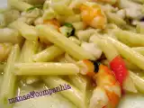 Receita Massada de tamboril, gambas e delícias do mar (isa)