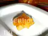 Receita Doce de pessêgo com gengibre e canela - açúcar gelificante