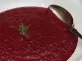 Receita Sopa creme de beterraba light