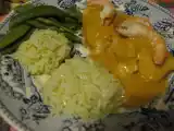 Receita Pescada com creme de marisco