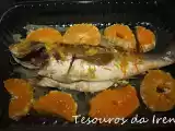 Receita Robalos assados com laranja