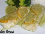 Receita Lombos de pescada com molho de limão e ervas