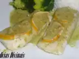 Receita Lombos de pescada com molho de limão e ervas