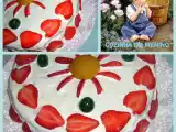 Receita Bolo recheado com morangos