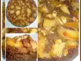 Receita Bolo de marmelos caramelizados, nozes e alfarroba