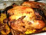 Receita Frango assado à antiga