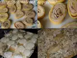Receita Rondeli de presunto e queijo com molho funghi