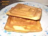 Receita Waffles de baunilha na sandwicheira