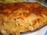 Receita Beringela recheada com legumes e atum