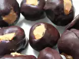 Receita Buckeyes - bombons de pasta de amendoim