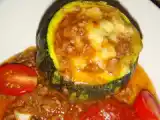 Receita Abobrinhas recheadas