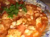 Receita Italia - pollo alla cacciatora -. prato italiano