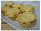 Receita Empadinha de queijo e milho