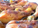 Receita Pernas de frango balsâmicas