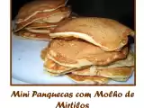 Receita Panquecas com molho de mirtilos - nigella