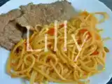 Receita Esparguete com pimentão