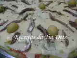Receita Pizza de escarola com aliche